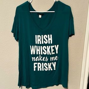 Francesca’s Large Irish Top